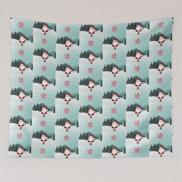 Item preview, Holly Joly Santa Claus  On Winter Landscape designed and sold by SBWorld.