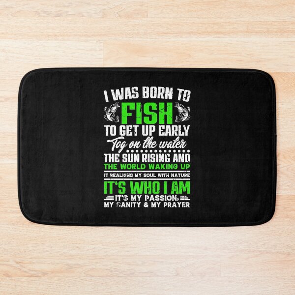 Item preview, I was born to fish  designed and sold by FanityPrints.