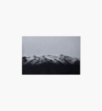 Snow on Etna volcano, Italy. Art Board
