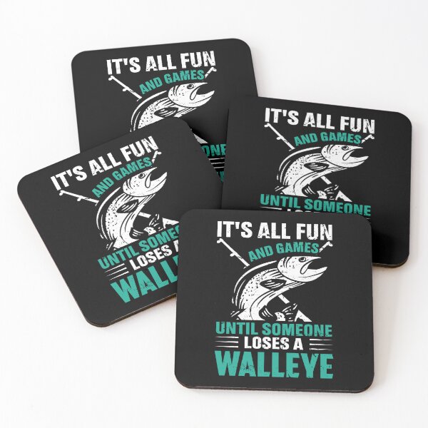 Item preview, It's all fun and games until someone loses a walleye designed and sold by FanityPrints.