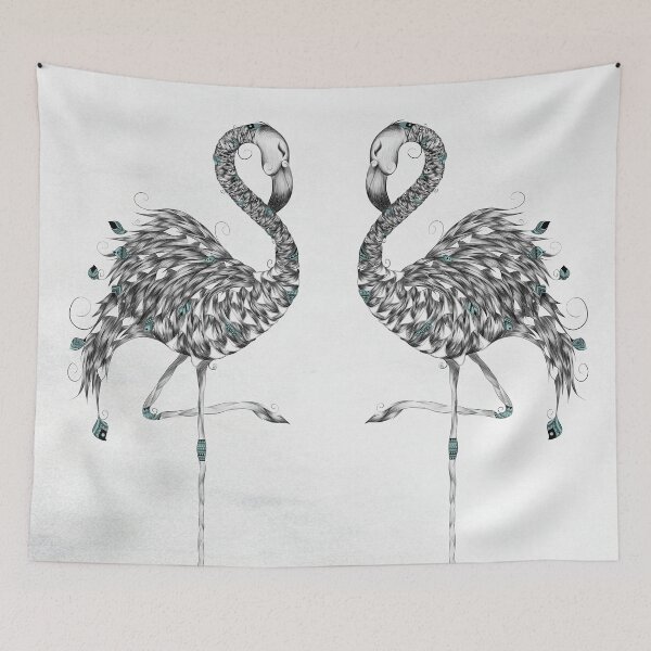 Aperçu de l'œuvre Poetic Flamingo créée et vendue par LouJah-.