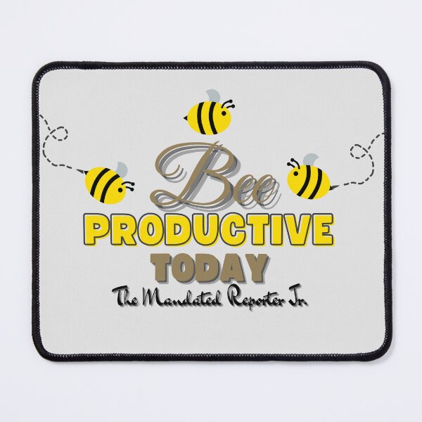 Item preview, Bee Productive Today - Light Grey designed and sold by TheReporter1.
