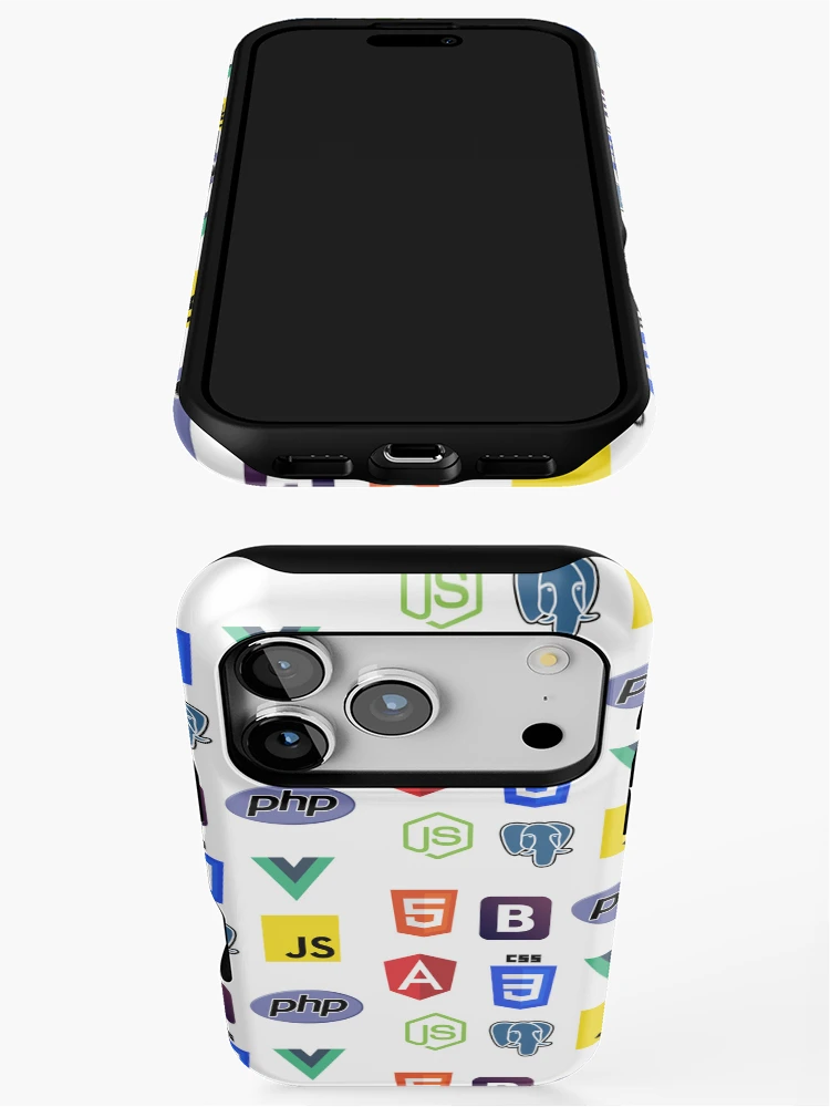 Thumbnail 3 of 4, iPhone Case, Html, CSS, JavaScript Coding sticker pack designed and sold by VenomKage.