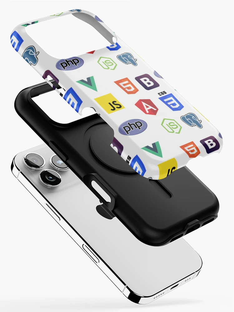 Thumbnail 2 of 4, iPhone Case, Html, CSS, JavaScript Coding sticker pack designed and sold by VenomKage.