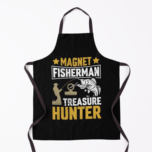 Item preview, Magnet fisherman treasure hunter designed and sold by FanityPrints.