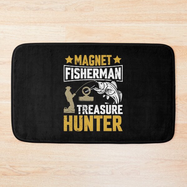 Item preview, Magnet fisherman treasure hunter designed and sold by FanityPrints.