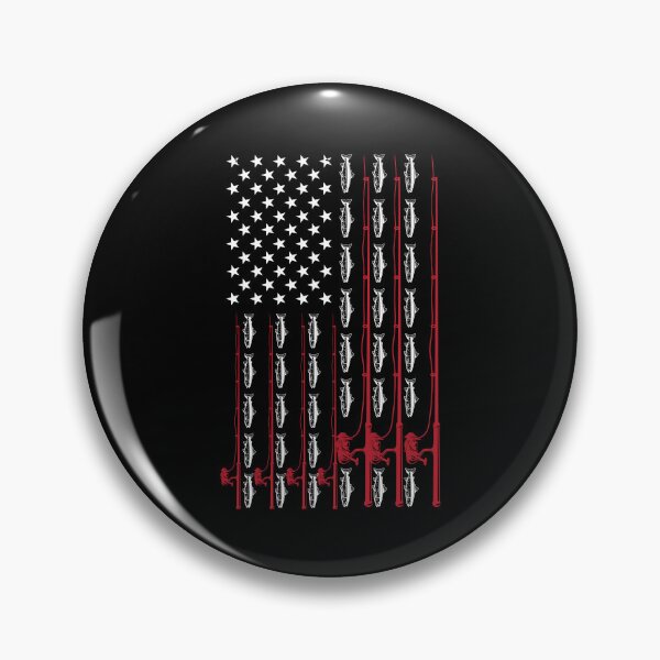Item preview, USA Flag fish  designed and sold by FanityPrints.