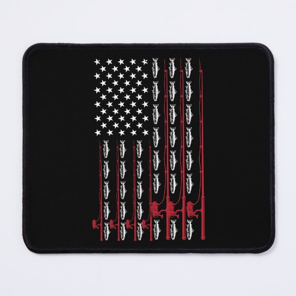 Item preview, USA Flag fish designed and sold by FanityPrints.