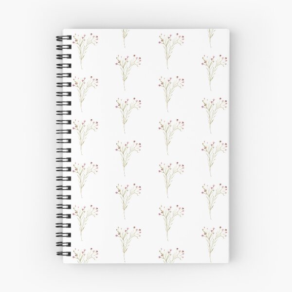 Item preview, Seamless pattern flower branch watercolor illustration designed and sold by Yana Mustafina | Boho Soulful Designs.