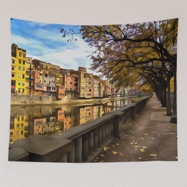 Item preview, Girona, Catalonia (Painting) designed and sold by cmphotographs.