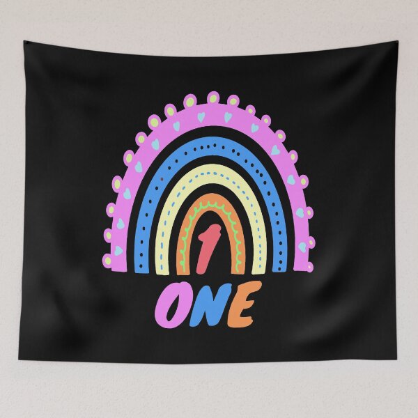 Item preview, 1 Year Old Rainbow 1st Birthday designed and sold by backham-design.