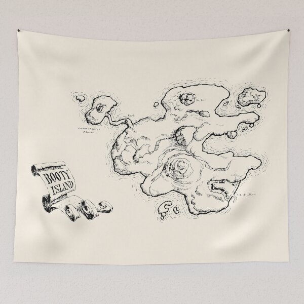 Item preview, Booty Island - T-Shirts, Gadgets & Face Masks designed and sold by spegnilcomputer.