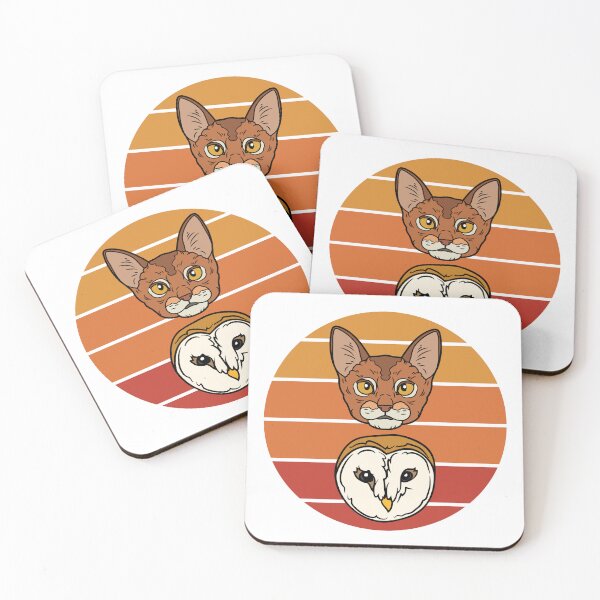 Item preview, A Cat And An Owl  designed and sold by OneDayCollected.