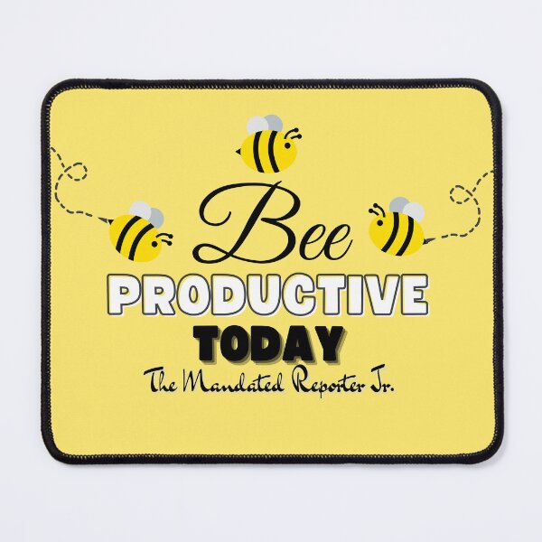 Item preview, Bee Productive Today - Light Yellow designed and sold by TheReporter1.