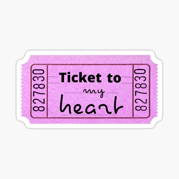 Artikel-Vorschau von Ticket to my heart - besonderes Design, designt und verkauft von niamaes.