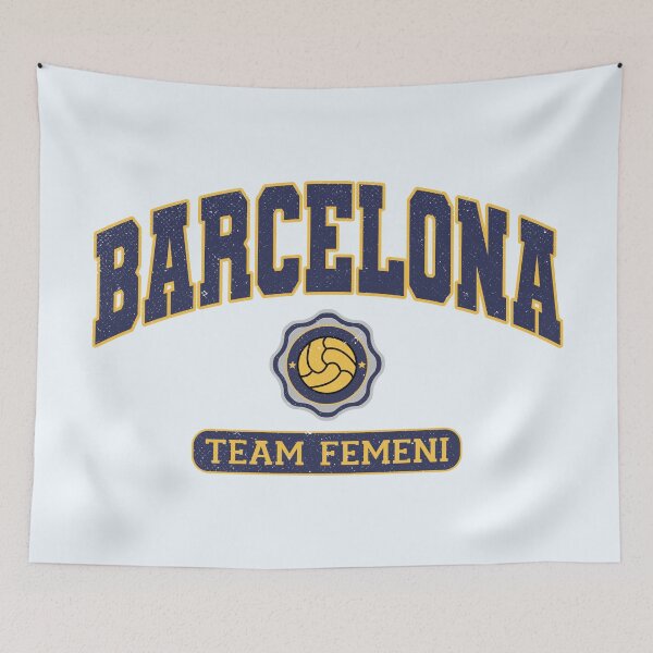 Item preview, Barcelona Team Femeni College-Style designed and sold by Numero14.