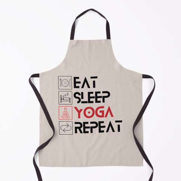 Item preview, EAT SLEEP YOGA REPEAT designed and sold by tnwbank.
