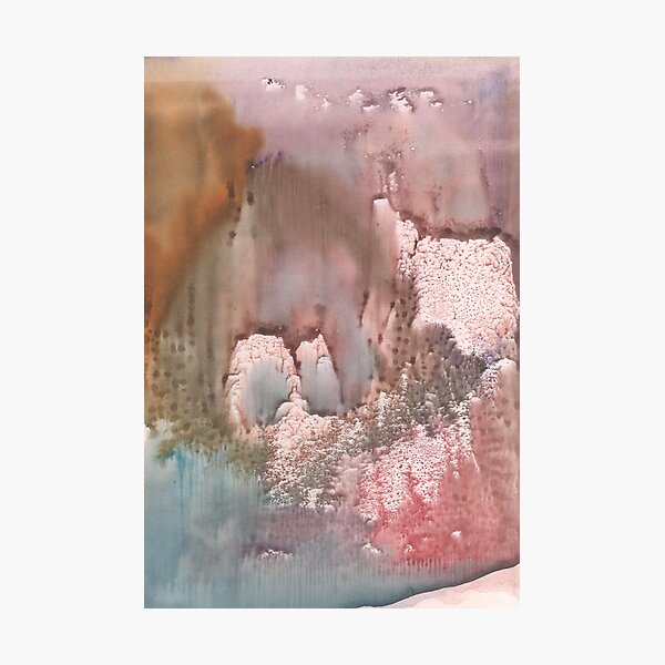 watercolor abstract, texture, watercolour Photographic Print