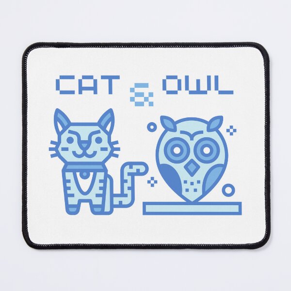 Item preview, A Cat And An Owl designed and sold by OneDayCollected.