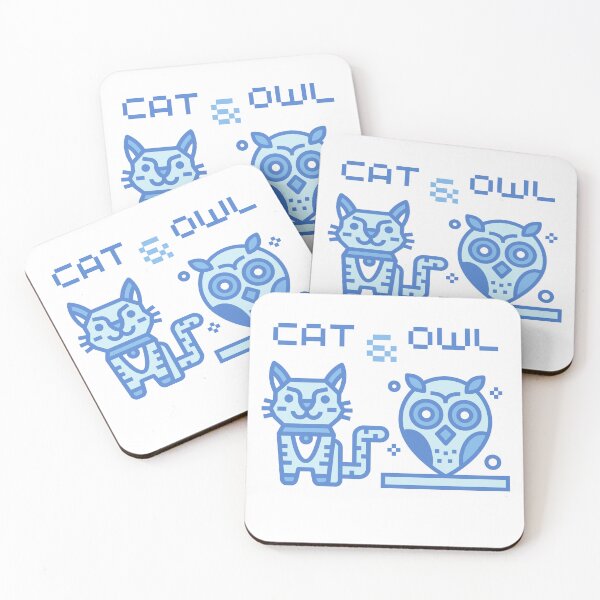 Item preview, A Cat And An Owl designed and sold by OneDayCollected.