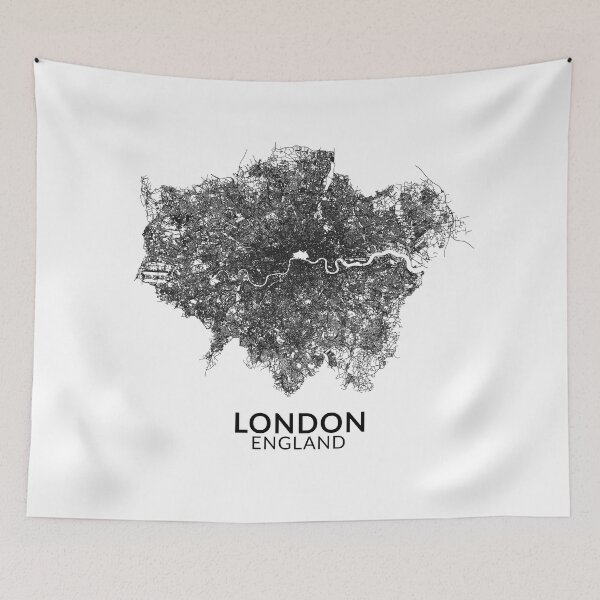 Item preview, London City Road Map designed and sold by WilliamsonMedia.