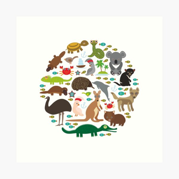 Australia Art Print