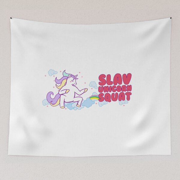Item preview, Unicorn Slav Squat designed and sold by DuzeKubki.