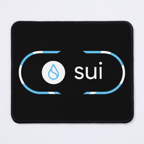 Item preview, Sui SUI Crypto Altcoin - Modern Abstract Simplicity designed and sold by CryptoMoods.