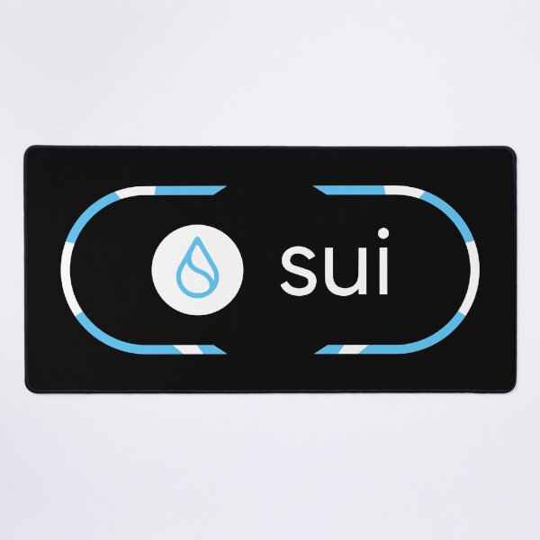 Item preview, Sui SUI Crypto Altcoin - Modern Abstract Simplicity designed and sold by CryptoMoods.