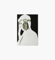 Amelia Earhart grayscale vector art Art Board