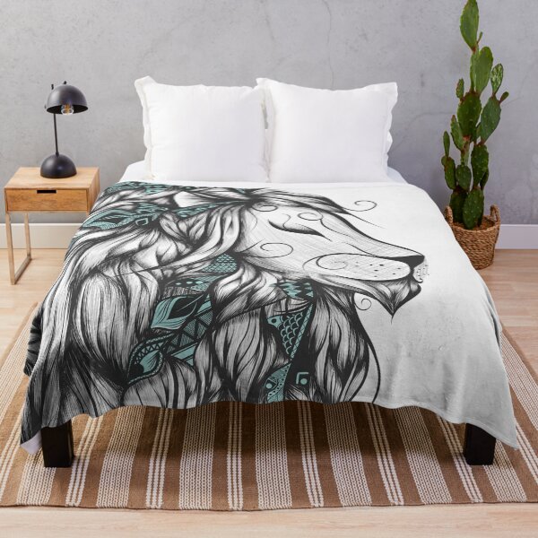 Item preview, Poetic Lion Turquoise designed and sold by LouJah-.