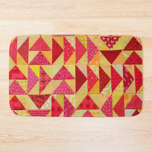 Item preview, Patchwork art from triangular materials designed and sold by ErisMerch.