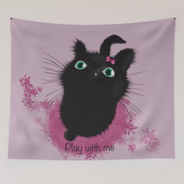 Item preview, Cute black cat designed and sold by Alive U.