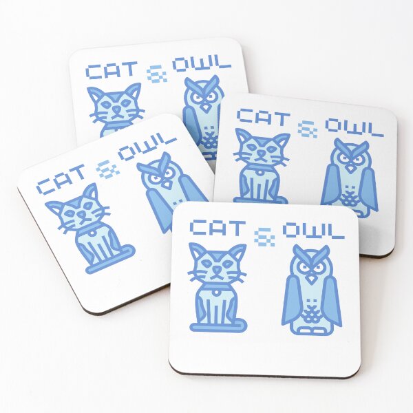 Item preview, A Cat And An Owl designed and sold by OneDayCollected.