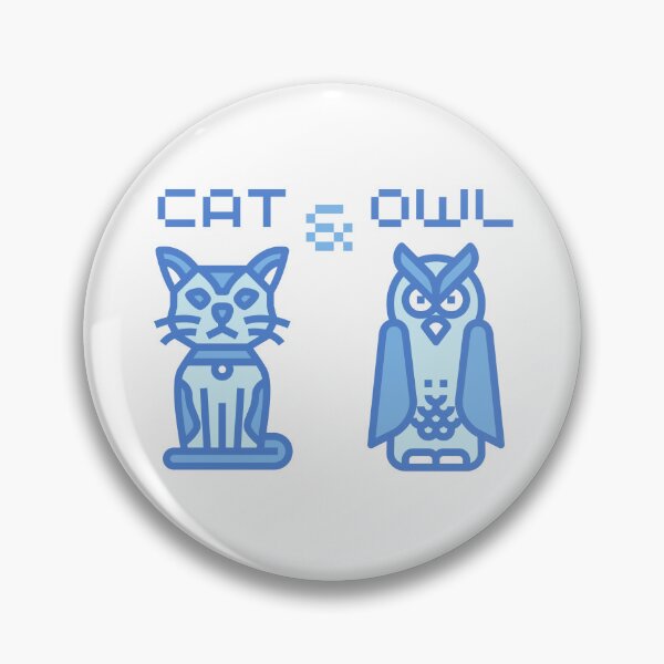 Item preview, A Cat And An Owl designed and sold by OneDayCollected.