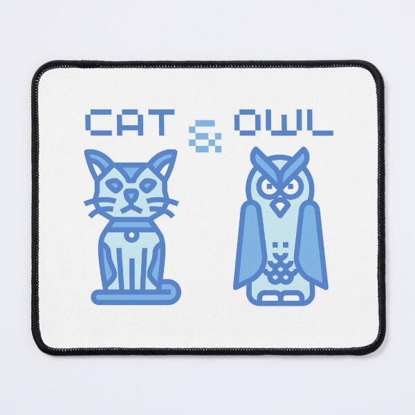 Item preview, A Cat And An Owl designed and sold by OneDayCollected.