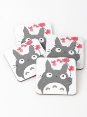 Chubby totoro Coasters