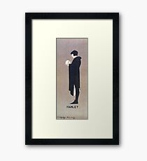 Beggarstaffs, Hamlet and the Skull Framed Print