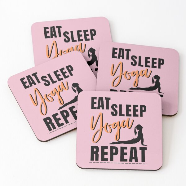 Item preview, EAT SLEEP YOGA REPEAT designed and sold by tnwbank.