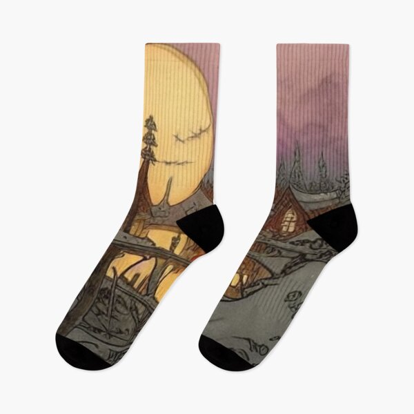 Item preview, winter landscape night time designed and sold by AImatte.