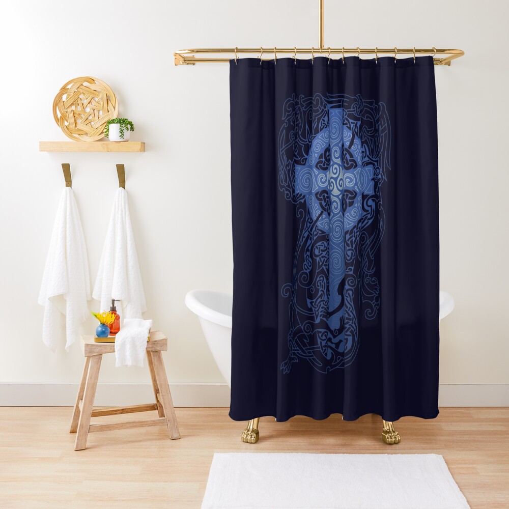 CELTIC NIGHT Shower Curtain