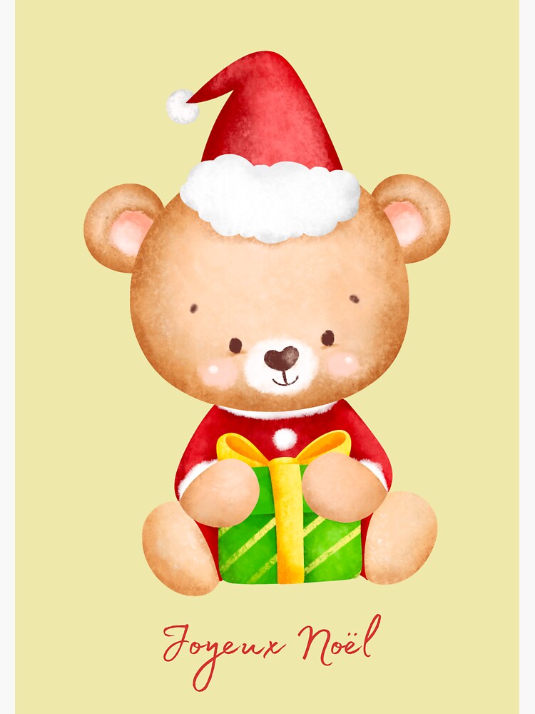 "Joyeux Noël, carte de Noël, Frohe Weihnachten auf Französisch, Frohe