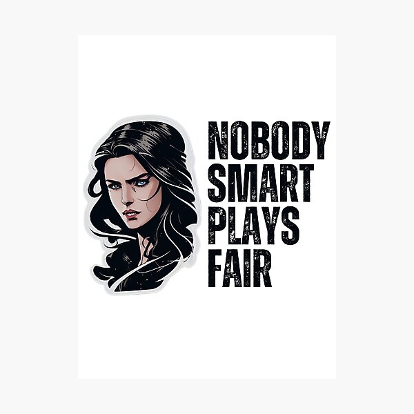 Item preview, Yen - Nobody Smart Plays Fair - Sorceress - Fantasy Witcher designed and sold by Fenay Designs.