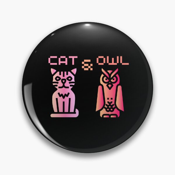 Item preview, A Cat And An Owl designed and sold by OneDayCollected.