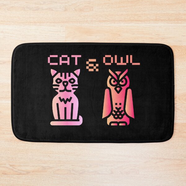 Item preview, A Cat And An Owl designed and sold by OneDayCollected.