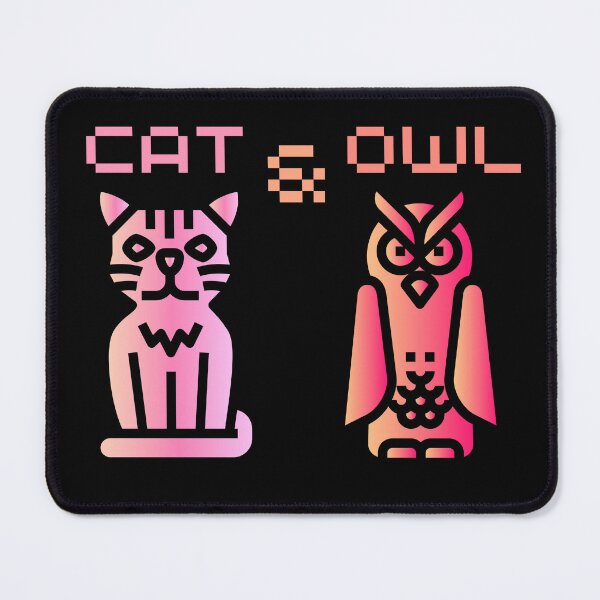 Item preview, A Cat And An Owl designed and sold by OneDayCollected.