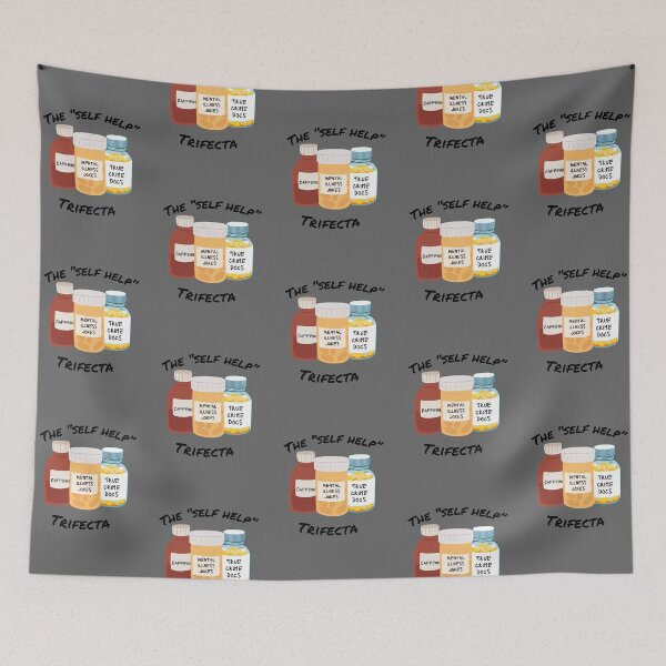 Item preview, The self help trifecta self medicate joke coping mechanism  designed and sold by system51.