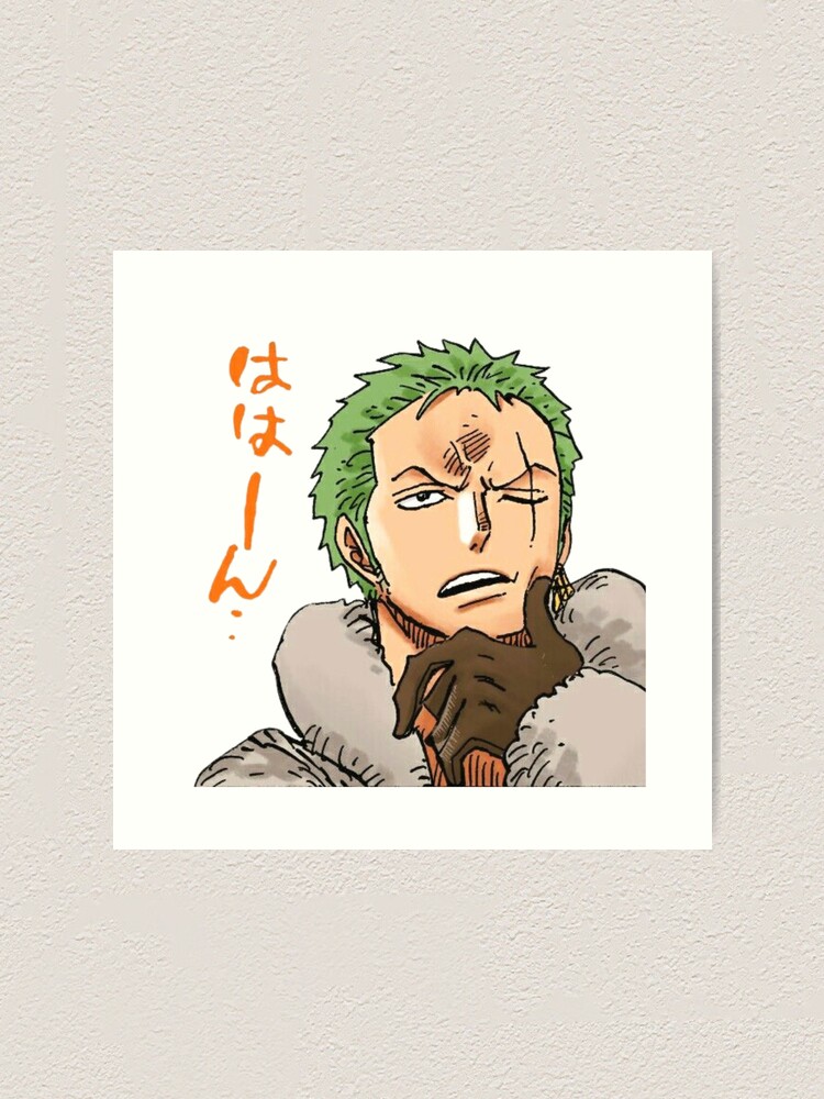 one piece sleeping zoro Sticker for Sale by mayvsantillan