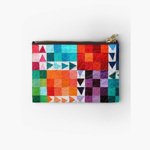 Item preview, Patchwork art vector graphics consisting of square and triangular materials and patterns  designed and sold by ErisMerch.
