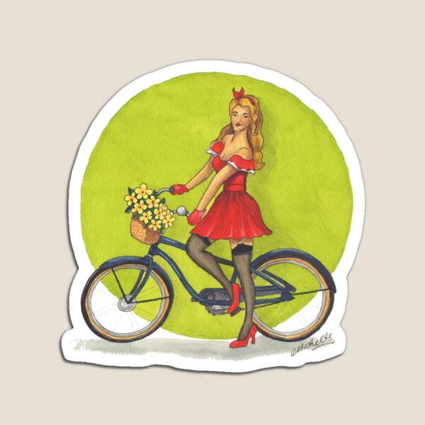 Cycle Pinup Magnet